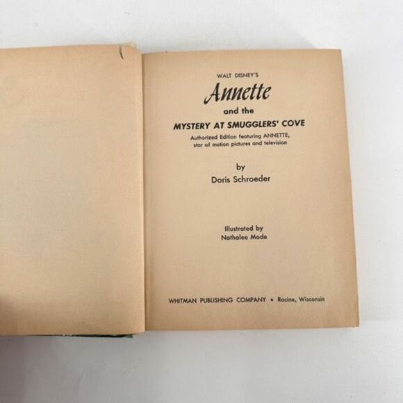 Vintage Walt Disney's Annette Mystery Series Lot of 2 Books Fiction Hardcover - Picture 7 of 16